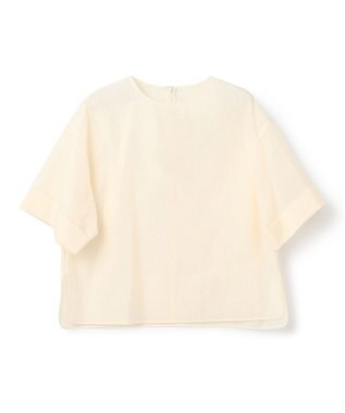 uncrave 【手洗い可】シアー ブラウス（uncrave WHITE） エクリュ