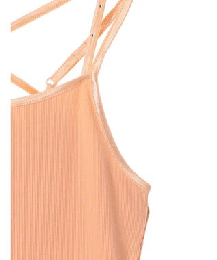 earth music&ecology キラキララインストーンキャミ Orange