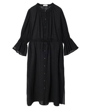 earth music&ecology ドットドビーワンピース Black