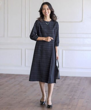 J.PRESS LADIES ショートパール ネックレス シルバー系