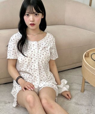 WEGO 総柄セットアップルームウェア