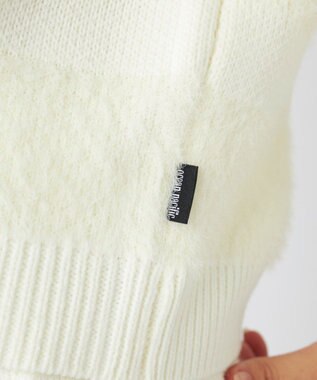 OP／FILA 【ocean pacific】ふんわりハグニットトップス オフホワイト