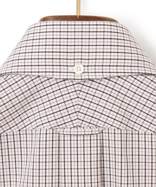J.PRESS MEN 【PREMIUM PLEATS / 形態安定】タッタソールチェック シャツ / B.D. ベージュ系3