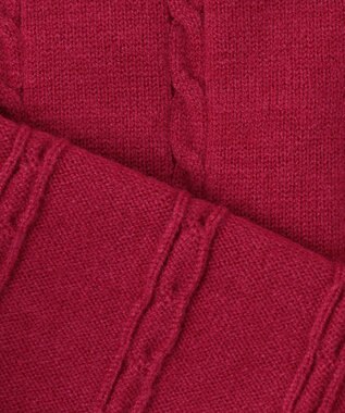 23区GOLF 【WOMEN】【洗える】ストレッチカラー ニット オールドローズ系