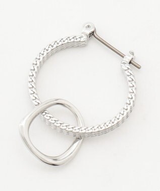 ICB チェーンフープピアス シルバー