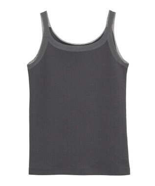 AMERICAN HOLIC チュールキャミタンクトップ Charcoal Gray