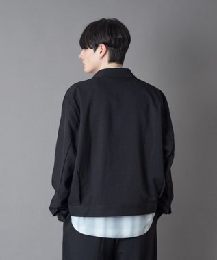 WEGO 【ユニセックス着用ITEM】ダブルポケットショートジャケット ブラック