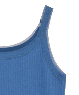 AMERICAN HOLIC チュールキャミタンクトップ Deep Blue