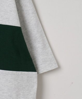 WEGO ワンポイントカラーブロックプルオーバー ライトグレー