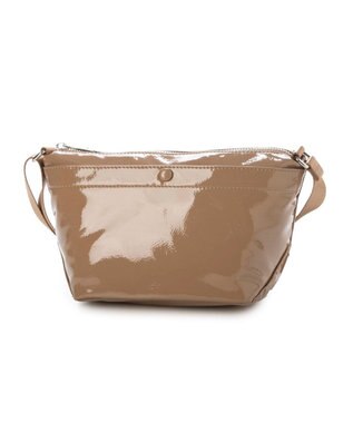 UNBILLION カシュカシュ cachecache / ソフトエナメル舟型ショルダー ベージュ