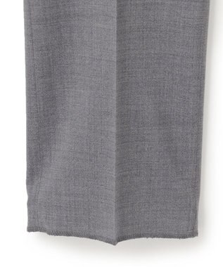 J.PRESS MEN 【Peppin Merino Comfort】【ウォッシャブル可 / 折り目加工】プレーンウィーヴ スラックス / ノータック ライトグレー系