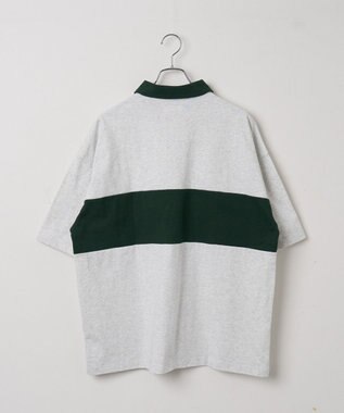 WEGO ワンポイントカラーブロックプルオーバー ライトグレー