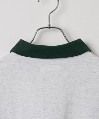 WEGO ワンポイントカラーブロックプルオーバー ライトグレー