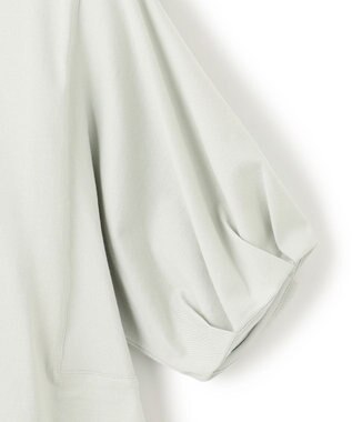 J.PRESS YORK STREET 【WOMEN】ファブリックヘムジャージ プルオーバー ライトグリーン系