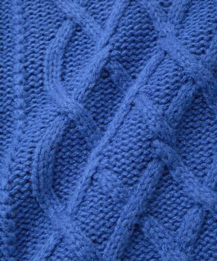YECCA VECCA ケーブルニット Blue