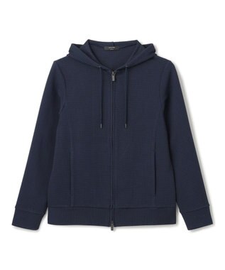 JOSEPH HOMME 新色追加【オリジナル素材/シワになりにくい】ライトタックジャージー ジップアップパーカー ネイビー系