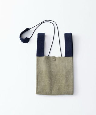 TRICOTE VELOUR 2WAY BAG／ベロア2wayバッグ 48KHAKI