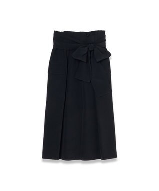 JOSEPH クレープドソワ　スカート Black