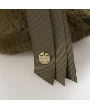 UNBILLION カシュカシュ cachecache / 下がりグログランワンハンドルエコファートート カーキ