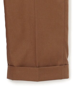 J.PRESS MEN 【J.PRESS ORIGINALS】Magic Cuba Wool Cotton Hopsack New Piped Stem Slacks ブラウン系