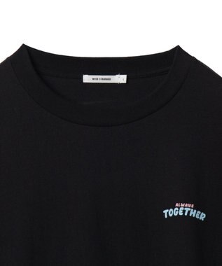 WEGO 【ユニセックス着用ITEM】ALWAYS　TOGETHER　プリントT（SS） ブラック