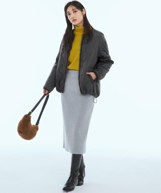 23区 ピュアカシミヤ タートルネック  ニット マスタード系