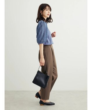 Green Parks きれいシルエットパンツ Khaki