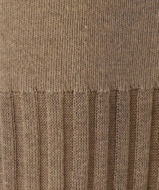 uncrave シアーニット コンビトップス モカ