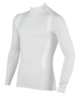 CW-X 【MEN】 CW-X 機能性トップス 【JYURYU TOP】 ハイネック 長袖 肩が動かしやすくなる 運動時の疲労を軽減 ゴルフ 球技 マラソン JAO009 /ワコール アイボリー