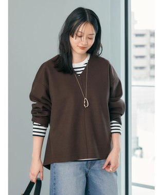 AMERICAN HOLIC 圧縮ポンチスキッパープルオーバー Brown