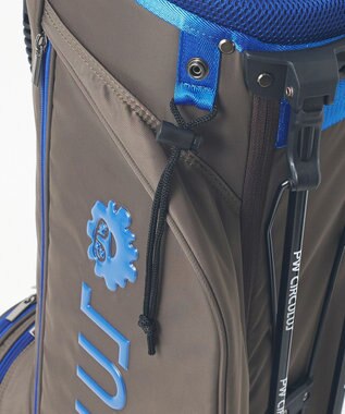 PW CIRCULUS 【UNISEX】デタッチャブル キャディバッグ　シューズケース・ランドリーケース付  ゴルフ ダークブラウン系