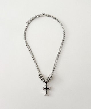 WEGO Lリングモチーフボールチェーンネックレス 柄1