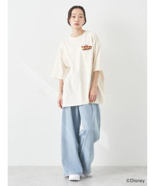 earth music&ecology Ｇｏｏｆｙ＆Ｍａｘ／バックプリントねずみＴｅｅ Ivory