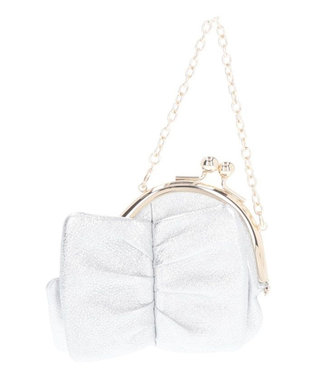 LANVIN en Bleu オリオン リボン口金小銭入れ