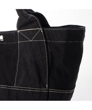 UNBILLION cachecache 製品洗いキャンバス×ナイロントートL ブラックブラック