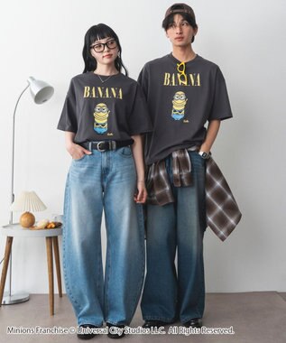 WEGO 【ミニオン / E.T. / バック・トゥ・ザ・フューチャー / デロリアン/ユニセックス着用ITEM/SMLサイズ展開】キャラクターズグラフィックT3（SS） 柄1