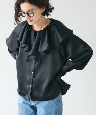 CRAFT STANDARD BOUTIQUE フリル衿ブラウス