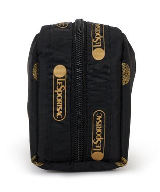 LeSportsac RECTANGULAR COSMETIC/ゴールドグリッタードッツ ゴールドグリッタードッツ