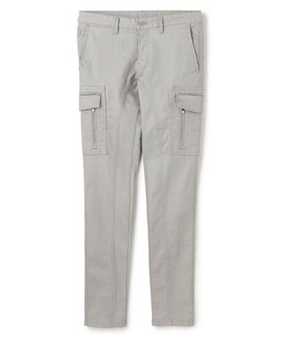 JOSEPH HOMME 【定番】ハイパワーソフトストレッチ デザインパンツ/ STICK DESIGN ライトグレー系