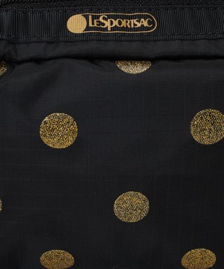 LeSportsac RECTANGULAR COSMETIC/ゴールドグリッタードッツ ゴールドグリッタードッツ