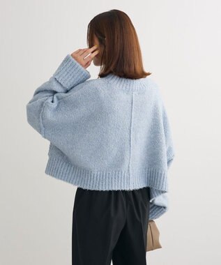 Green Parks ・Ｐｅｔｉｔ　Ｆｌｅｕｒ　ブークレワイドニット Blue