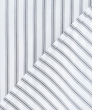 ANY SIS 【洗える】タックペプラムシャツ ブラウス オフストライプ