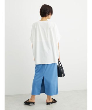 Green Parks 接触冷感半袖コクーンゆるプルオーバー Off White