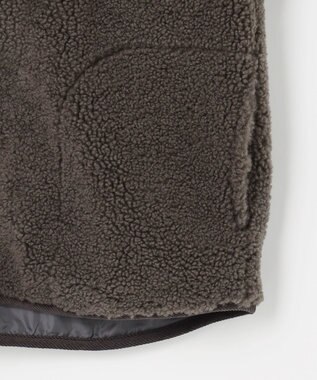 J.PRESS KIDS 【140-170cm】スタンドカラー ボア ブルゾン ブラウン系