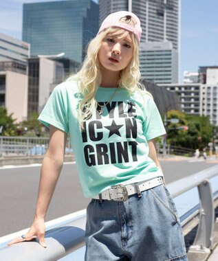 WEGO カラーロゴT グリーン