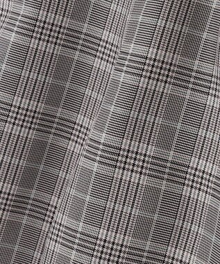 ANY KIDS フリル チェック サロペット ブラック系チェック