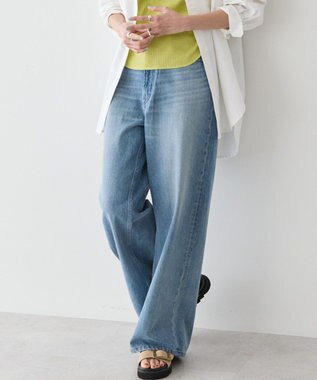 AMERICAN HOLIC ワイドデニム Light Indigo