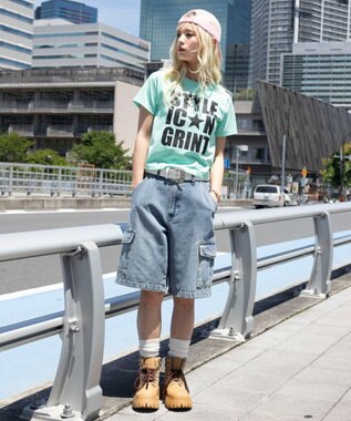 WEGO カラーロゴT グリーン