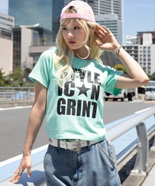 WEGO カラーロゴT グリーン