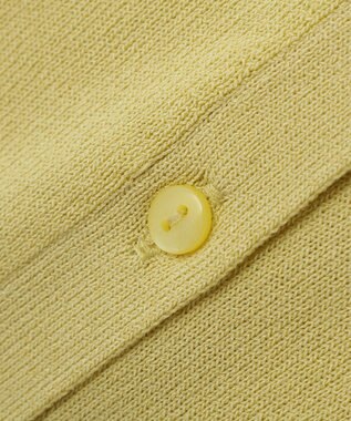 YECCA VECCA 【マシンウォッシャブル】カーディガン Yellow